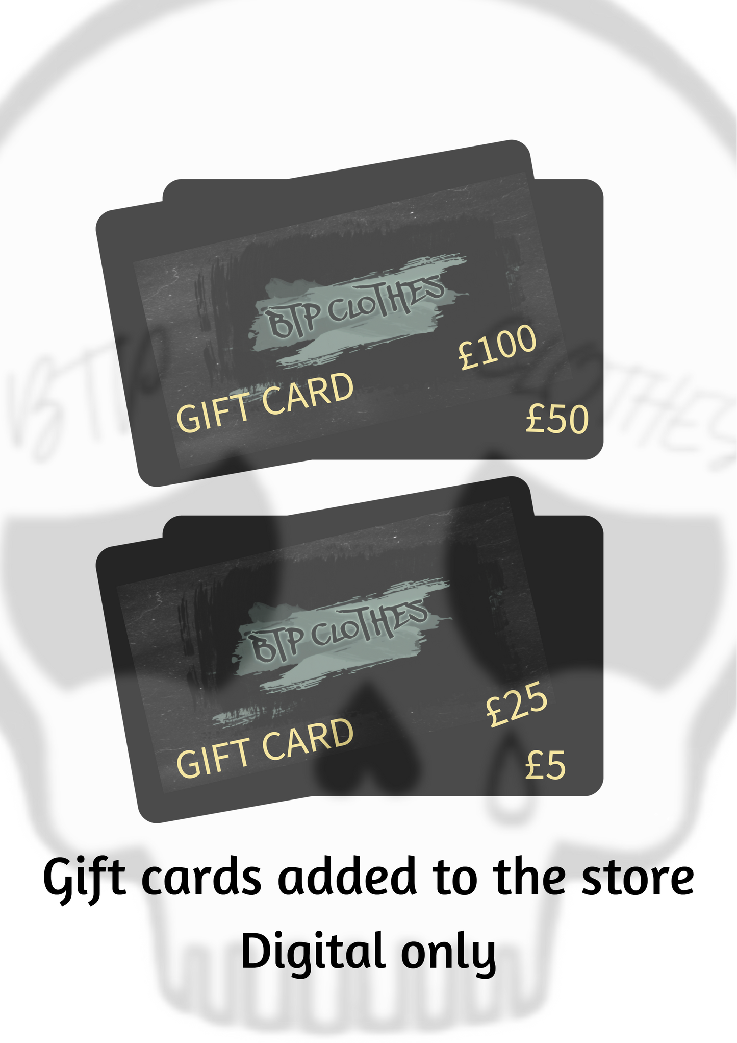 BTP CLOTHES UK gift card
