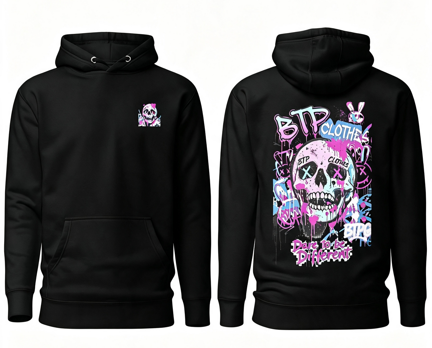 Rebel Skull Hoodie