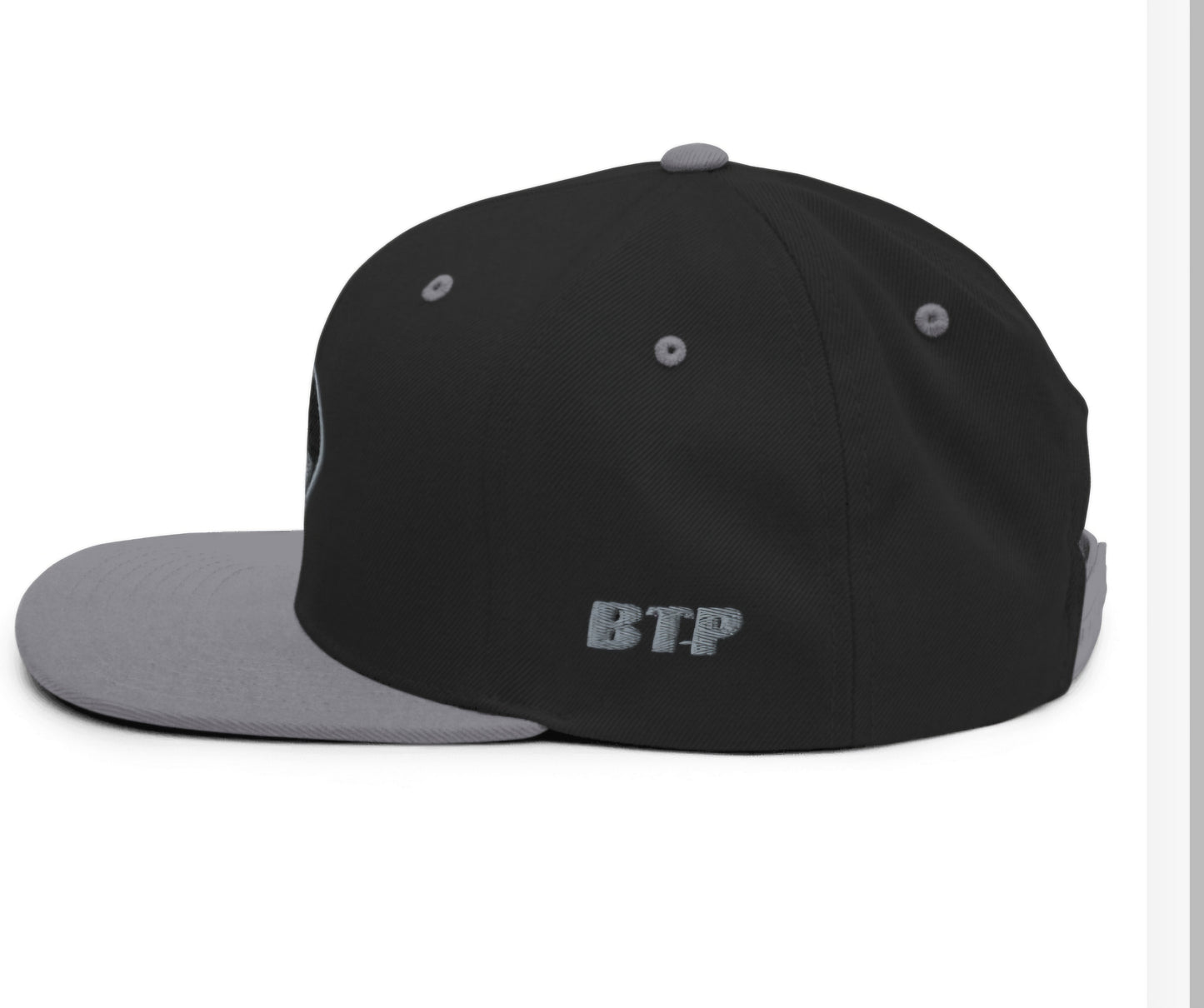 Cap snapback (black & grey)