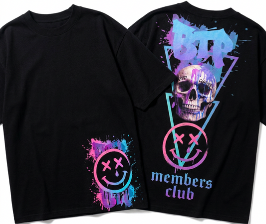 BTP Smiley Skull Tee
